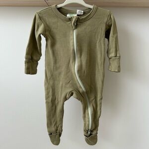 Parade Organic 2-Way Zip Romper - Green